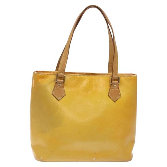 LOUIS VUITTON Monogram Vernis Houston Hand Bag Gris M91053 - Picture 2 of 13